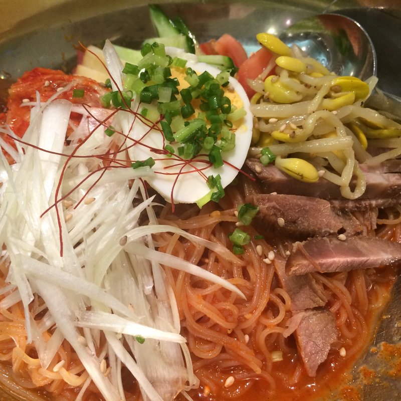 爽やか仕立てのピリ辛ビビン麺(安楽亭富士中島店　)