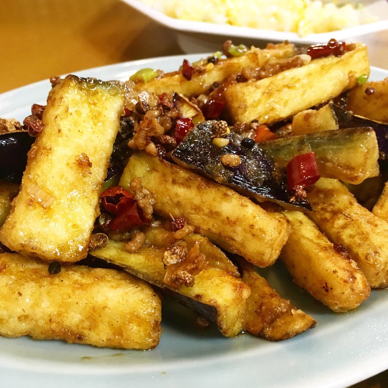 茄子のピリ辛炒め(龍門 本店 （リュウモン）)