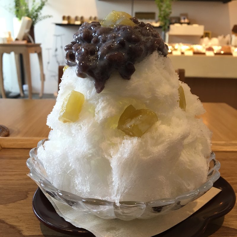 小豆と茄子のかき氷(麻布野菜菓子 )