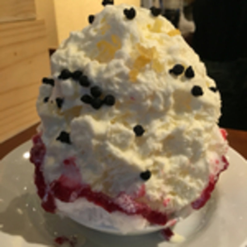 かき氷　レモンとミックスベリーのレアチーズ仕立て　レギュラー(セバスチャン)