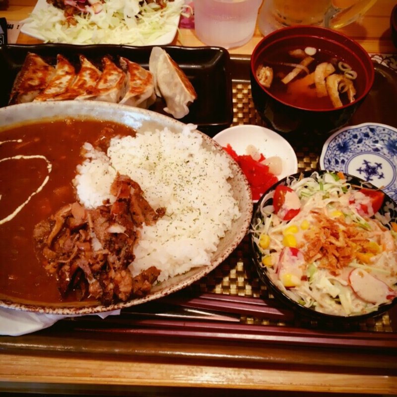 いわまランチ(いわま餃子)