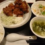 鶏の唐揚げ キンカンタルタルソース定食