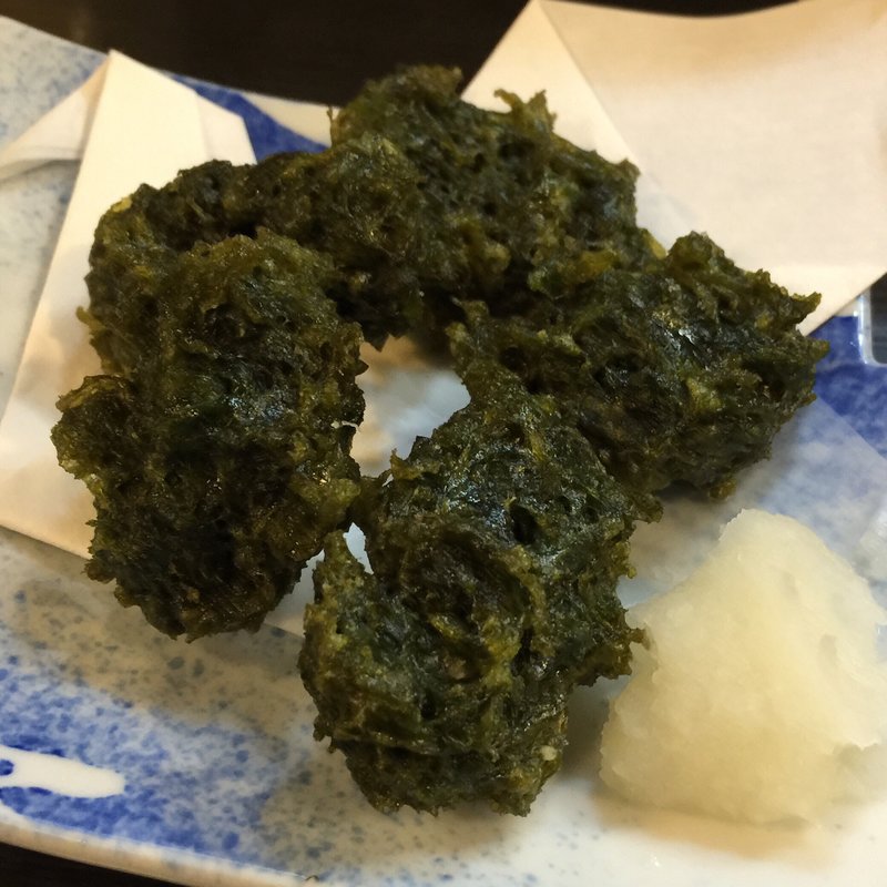 アオサノリの天ぷら(喜八 )