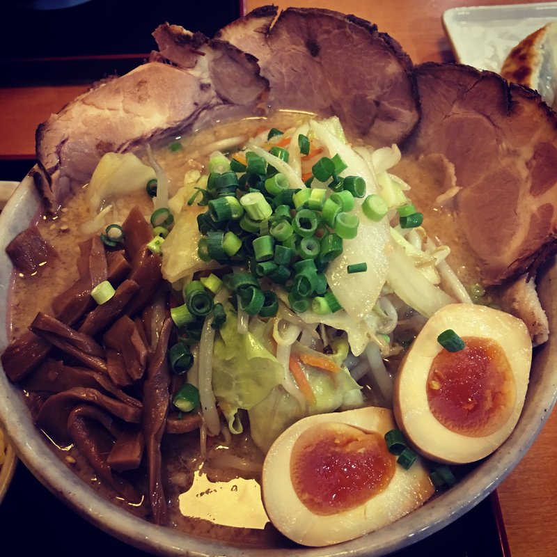 得伝みそラーメン(ラーメンみそ伝 八山田店)