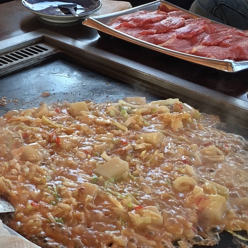 明太もちチーズもんじゃ(千羽丸)