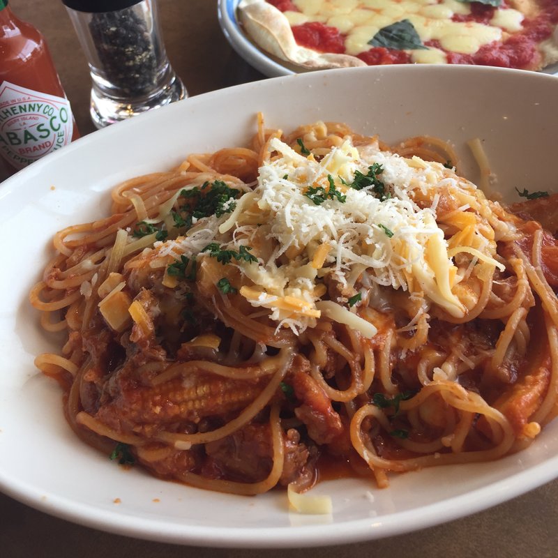 クワトロチーズと牛肉のトマトミート(ジョリーパスタ 泉北店)