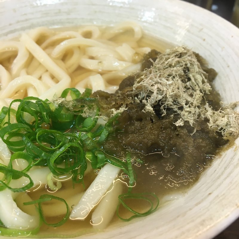 とろろこんぶうどん(おにやんま 東品川店 )