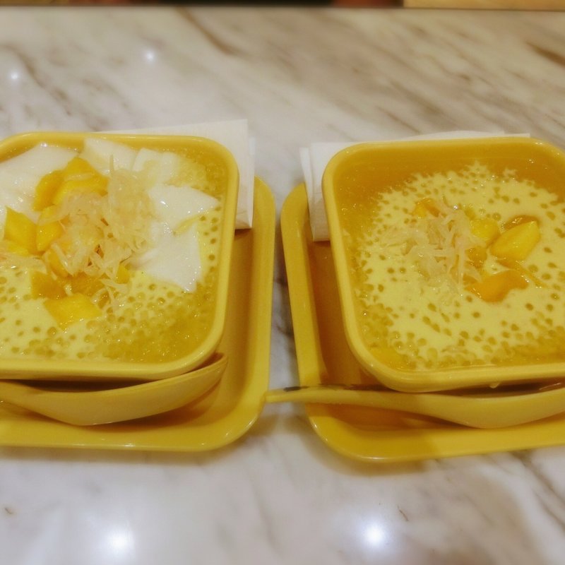 mango sago with pomelo(満記甜品)