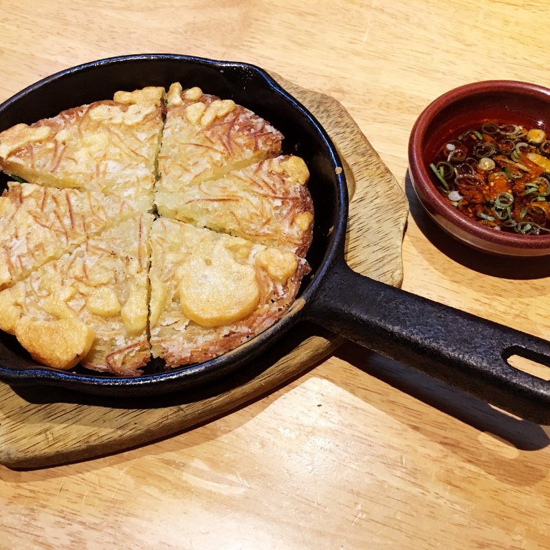 サクサクもっちり！ニラチヂミ(大衆居食家 しょうき 西新店 )