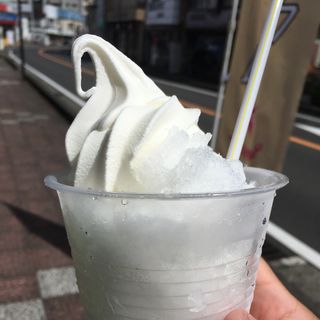 かき氷ソフト(プティーモー湯河原店)