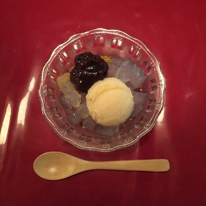 クリームあんみつ(やすらぎの里 )