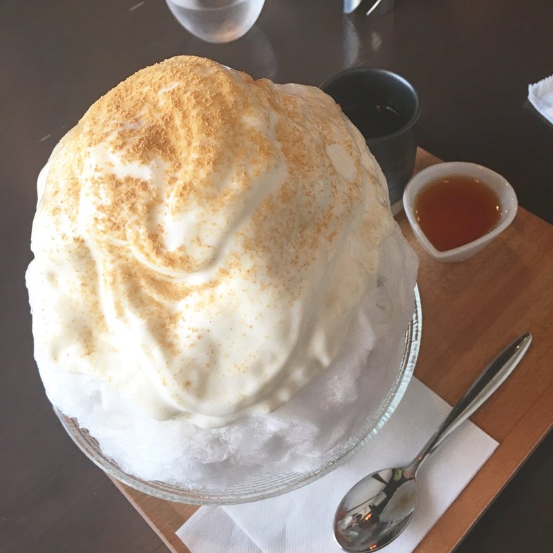 きな粉豆乳エスプーマ氷(吉祥菓寮 祇園本店 )