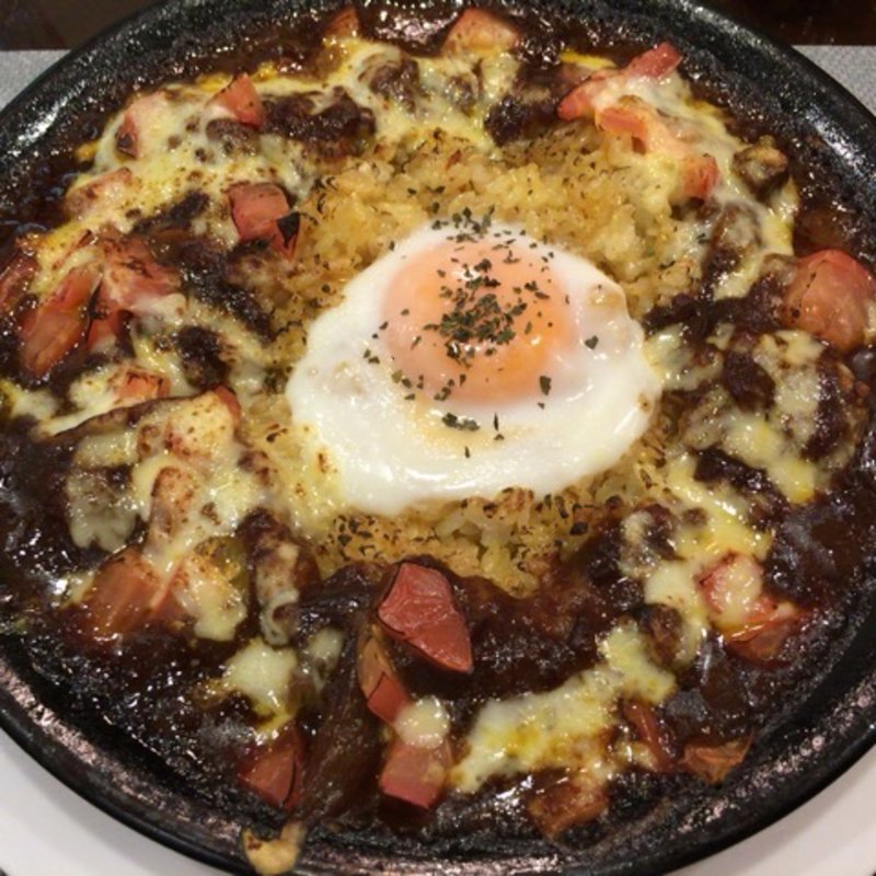 半熟卵の焼きカレー(コクリコ)
