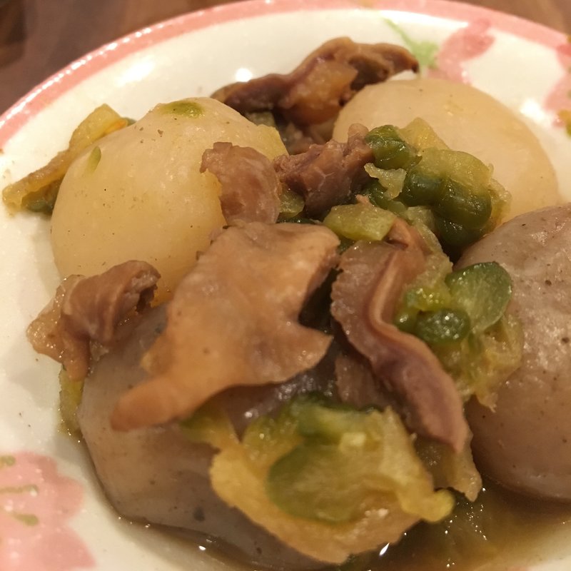 砂肝とこんにゃくの煮物(づめかん 葛西店 )