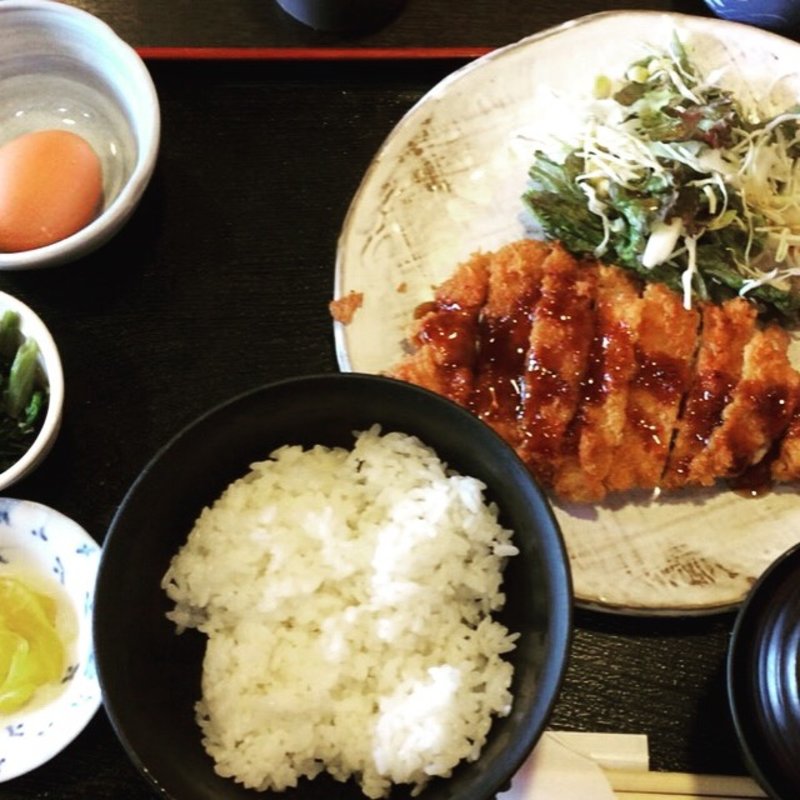 トンカツ定食(食事処 あらや)