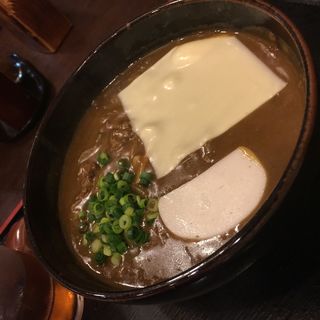牛カレーうどん チーズトッピング(手打ちうどん　こんぴら茶屋)