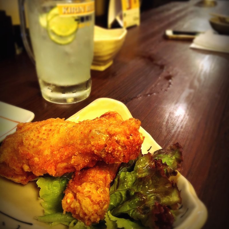 手羽元ピリ唐揚げ(阿波尾鶏)(炭火焼鳥 鳥ぼん )