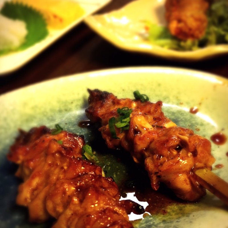 ハラミ串焼き(阿波尾鶏)(炭火焼鳥 鳥ぼん )