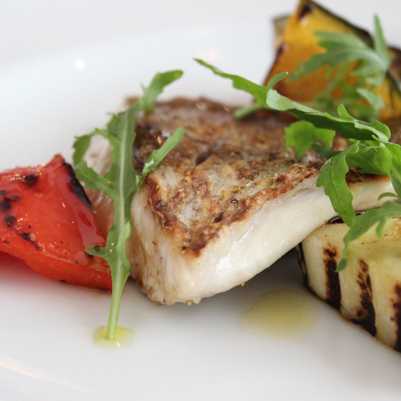 ランチ魚コース 真鯛のグリル(トラットリアタルトゥーカ)