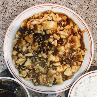 麻婆豆腐定食(ラーメン王 後楽本舗)