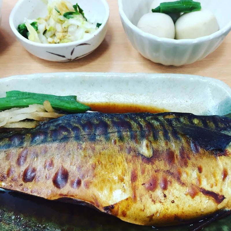 煮サバ定食(大栄食堂)