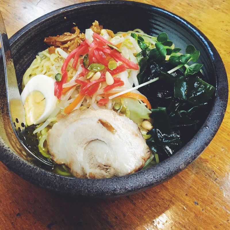 冷やしぶっかけ味噌ラーメン(味噌一 高円寺店)