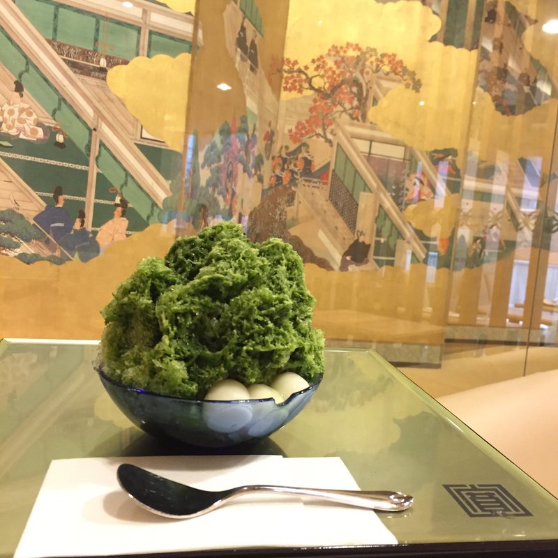 宇治金時氷(永楽屋 本店 （えいらくや）)