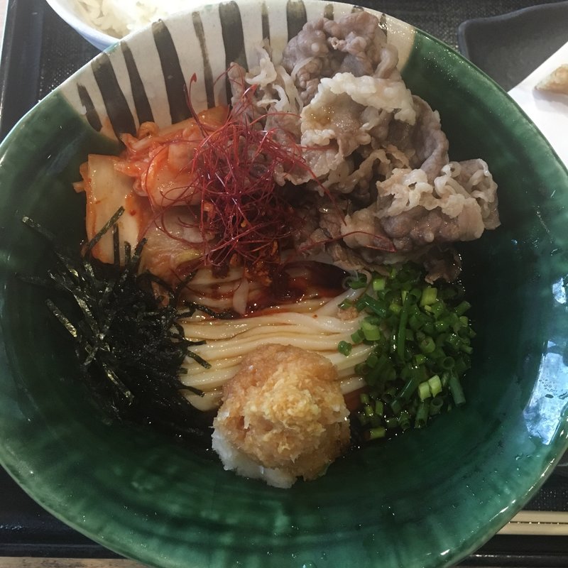 黒毛和牛スタミナぶっかけ(本格手打ちうどん大河)