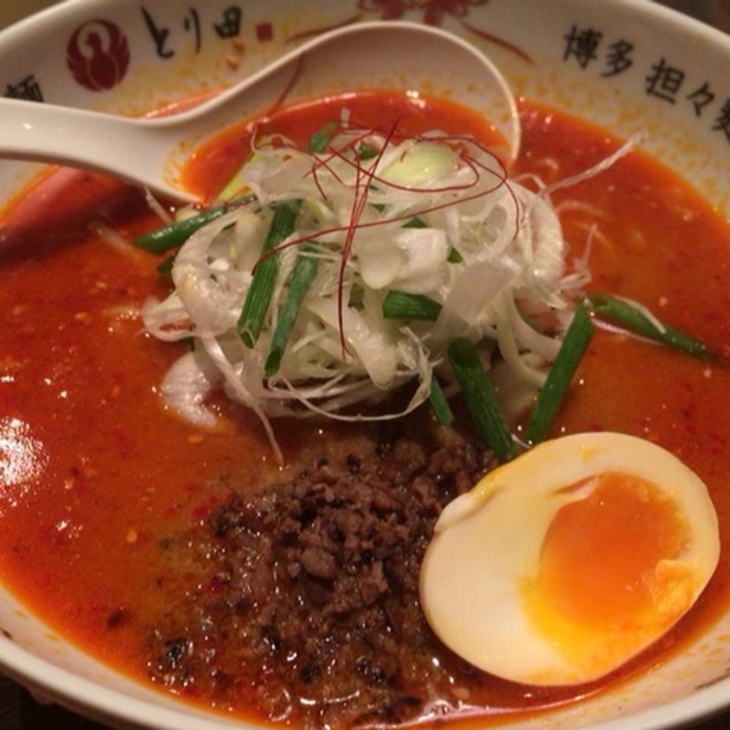 特製担々麺(とり田美野島店)