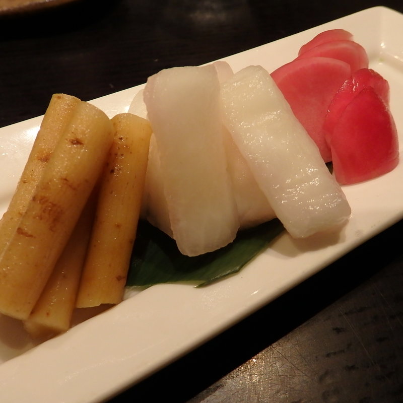 お新香(うな匠 ヨドバシAKIBA店)