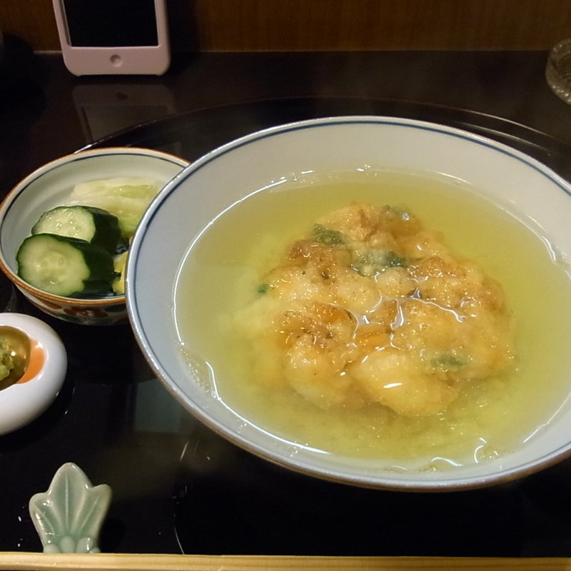 天茶（コース）(天ぷら つじ村)