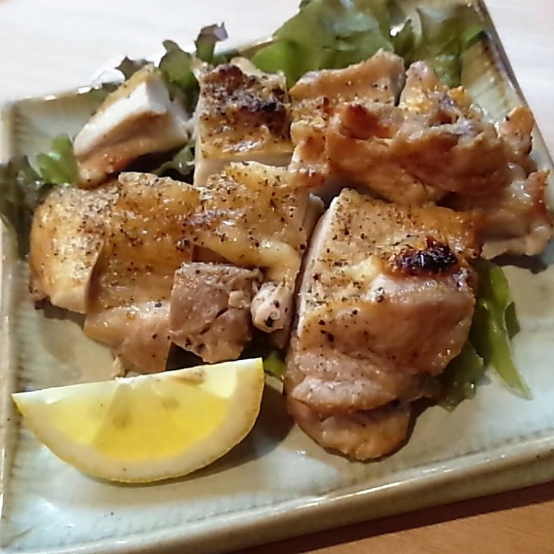 鳥もも一枚焼き(魚食楽 山心)