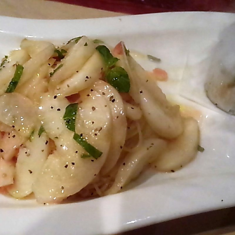 冷製桃のカッペリーニ(ミスト （La cucina Italiana trattoria Misto）)