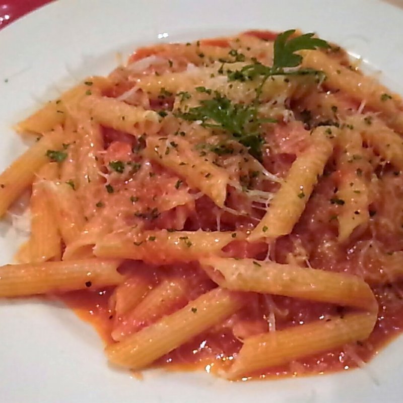 ペンネのアマトリチャーナ風 Aディナーセット(ミスト （La cucina Italiana trattoria Misto）)