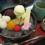 白玉クリームあんみつ(一休庵 )