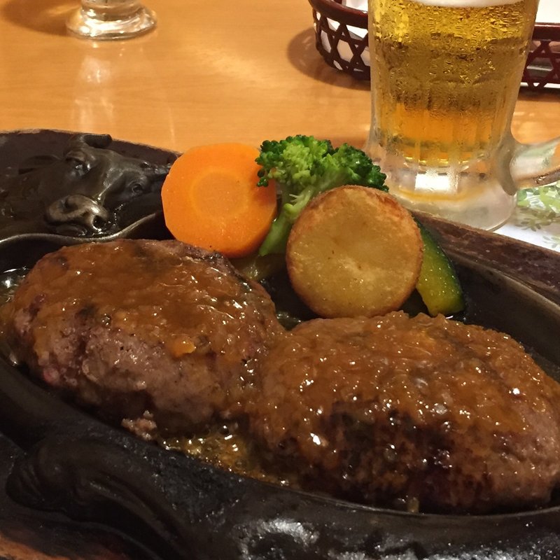 げんこつハンバーグ(炭焼きレストランさわやか　磐田本店)