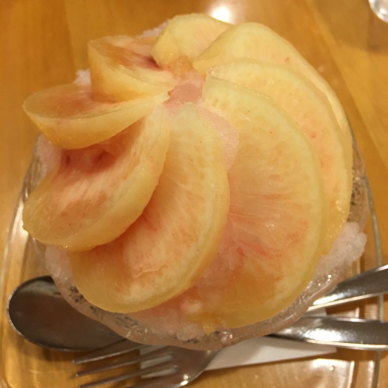 ピーチフラッペ(キムラフルーツ 三番街店)