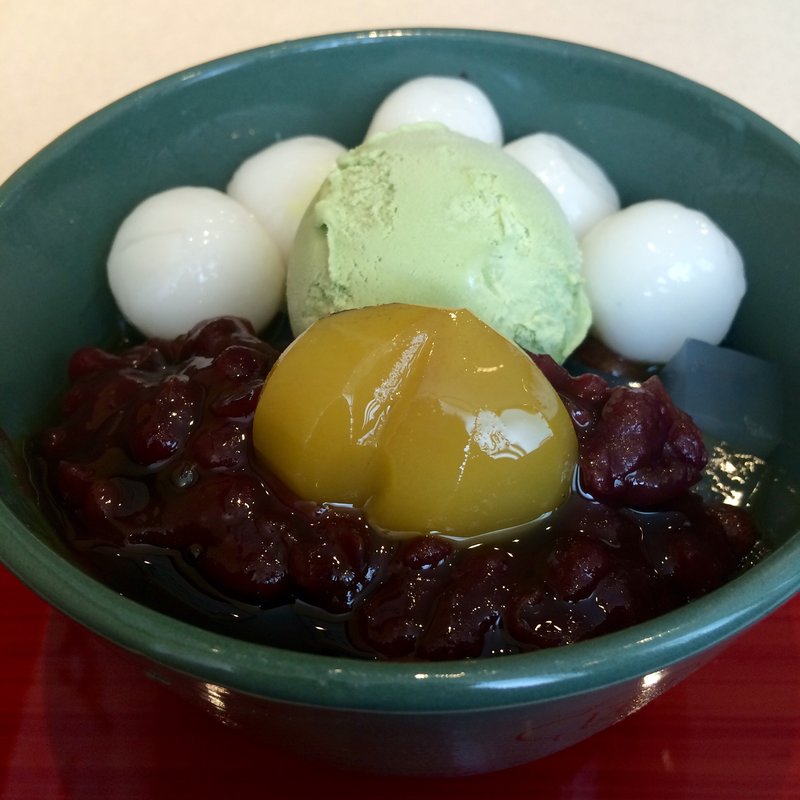 抹茶あんみつ(浅田屋 日本橋高島屋 )