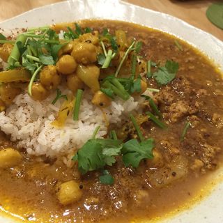 キーマカレー(curry phakchi(パクチー))