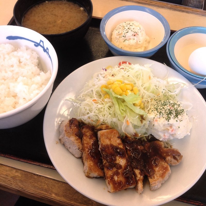 トンテキ定食(松屋)