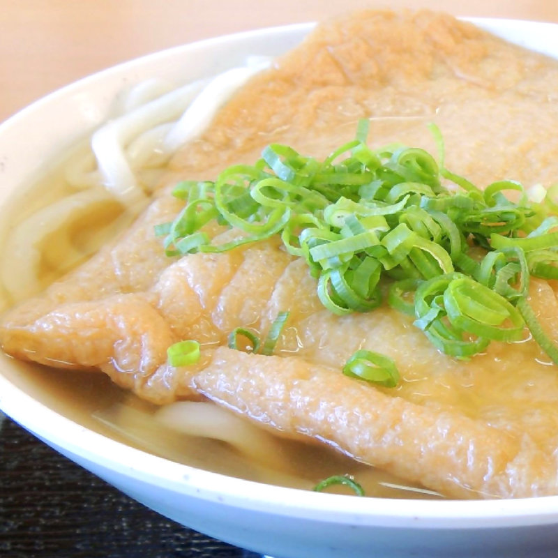 かけそのまま+お揚げ(源平うどん 一宮店)