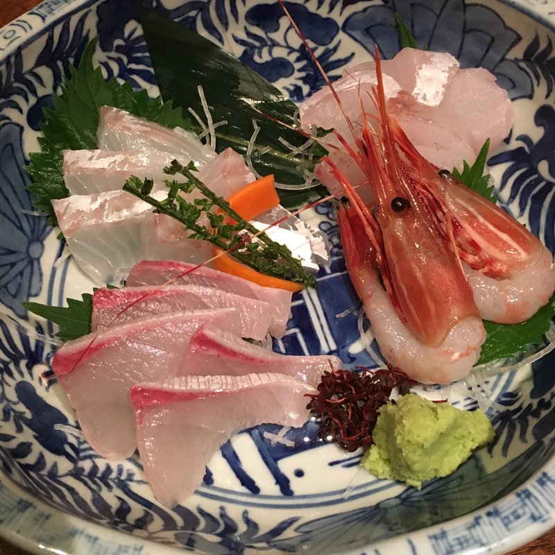 お刺身3点盛り(地酒遊楽 裏や)