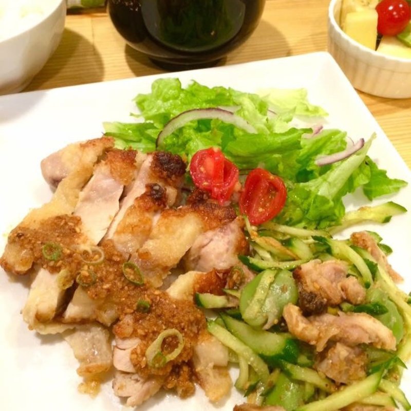 バンバンジーランチ(C Flat カフェ 心斎橋)