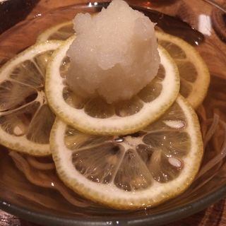 レモン蕎麦(キュイジーヌ ドゥ ハルノ OMOTESANDO （Cuisine de HARUNO）)