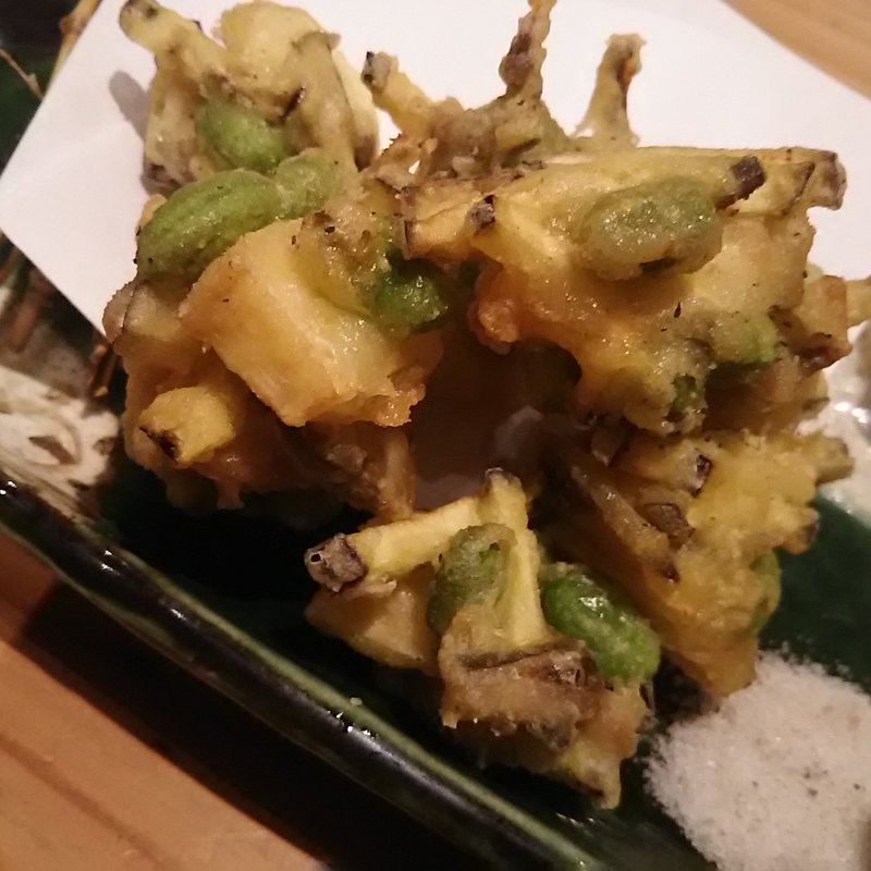アボカドのかき揚げ(人形町 SUSULU)