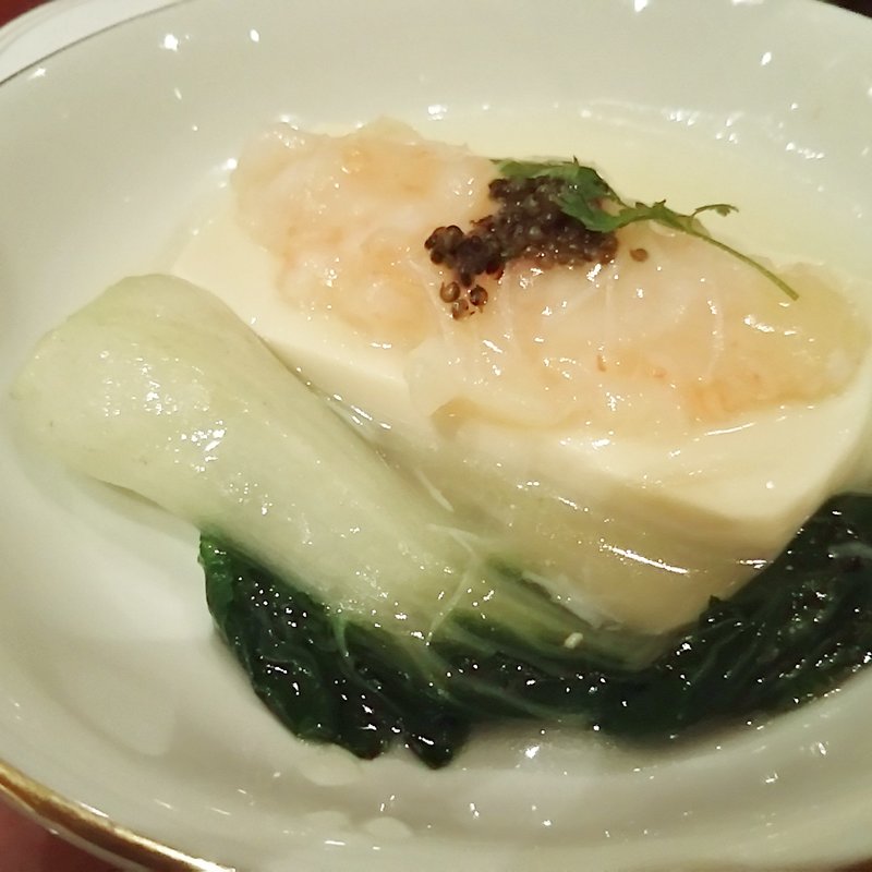 海老すり身と豆腐の蒸し物(海鮮酒家 海皇 （カイセンシュケ ハイファン）)