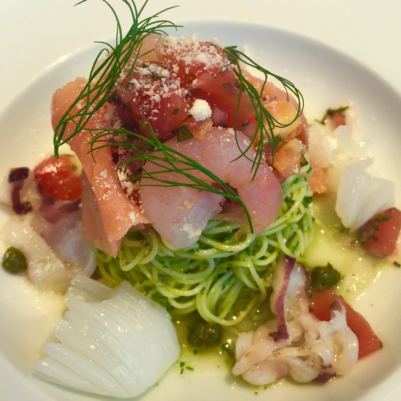 冷製カッペリーニ(銀座・和光アネックス ティーサロン)