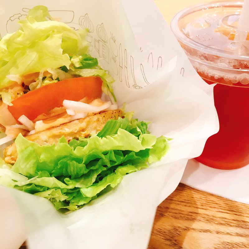 モス野菜バーガー（菜摘）ソイパテ(モスバーガー 恵比寿)