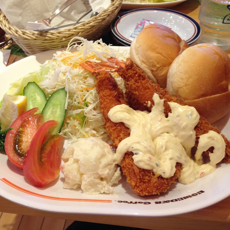 エビフライ(コメダ珈琲)