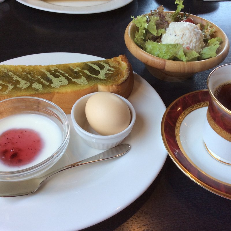 モーニングセット(抹茶トースト)(珈琲銘香 さんく 四日市店 )